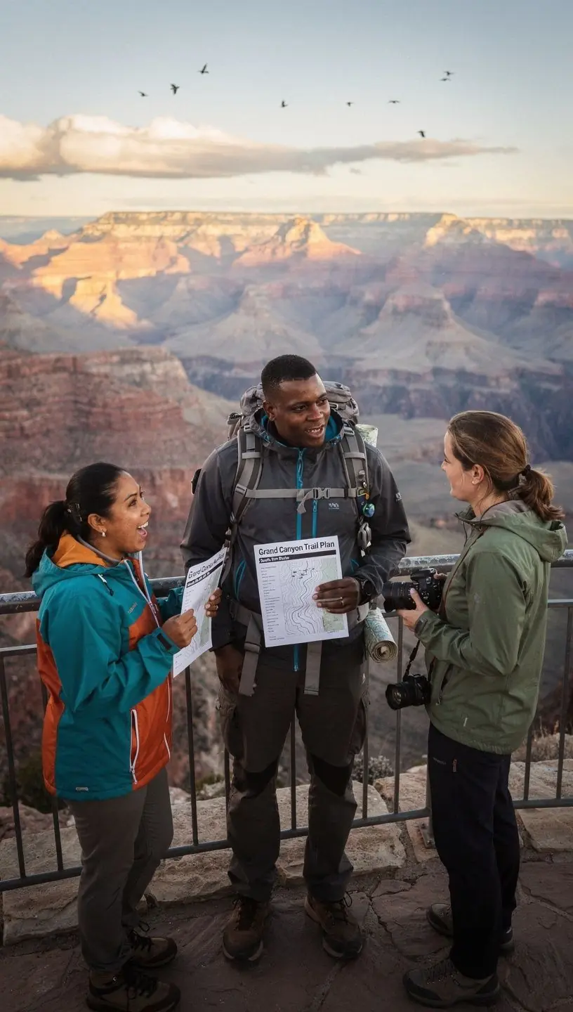 Rodzina ciesząca się piknikiem w urokliwym miejscu przy trasie.